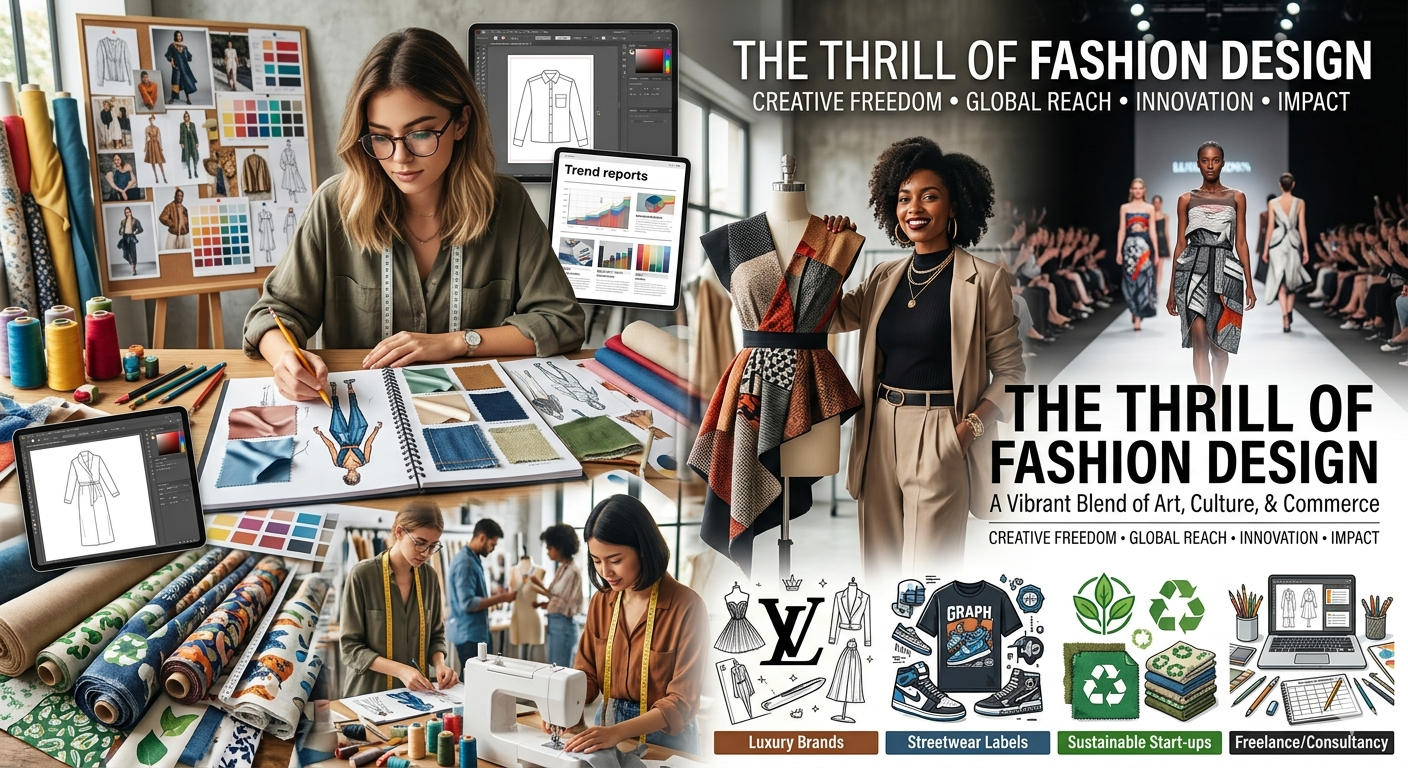 The Thrill of Fashion Design: Why It's One of the Coolest Careers